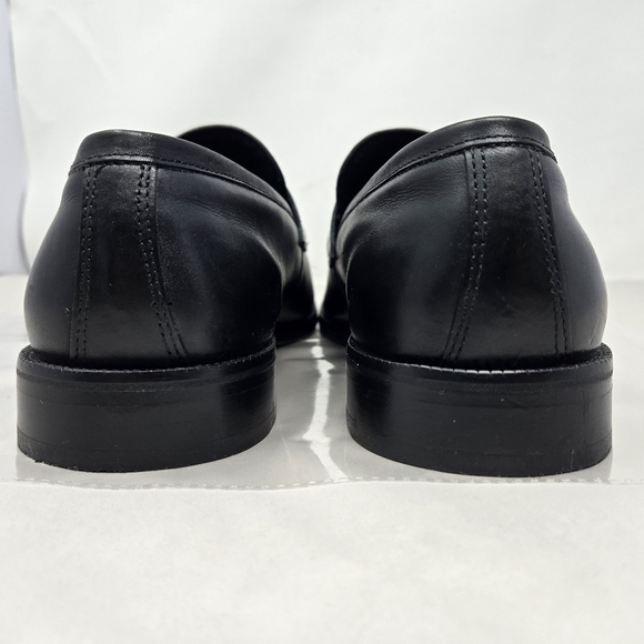 Marc Joseph Gold Mens 11.5 Penny Loafers Black Leather Slip On Office Career main image 8